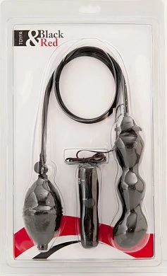 Вибратор анальный с грушей. Материал: ПВХ. Размер: длина 16 см, диаметр 3,5 см. 