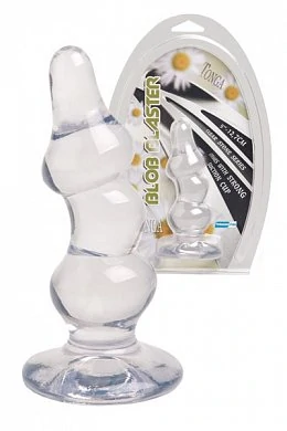 Втулка анальная желе. Цвет: прозрачный. Размер: длина 12,7 см, диаметр 2-5 см.