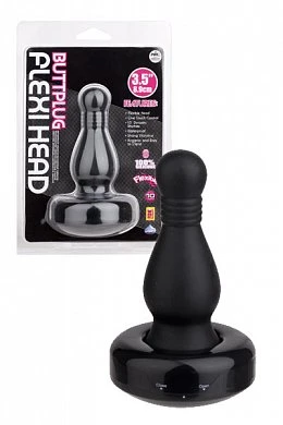 Вибровтулка черного цвета Имеет 10 функций вибрации Размер длина 89 см