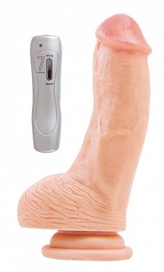 Вибратор реалистичной формы. Цвет: телесный. Размер: длина 15 см, диаметр 3,7 см. Имеет 7 режимов ви