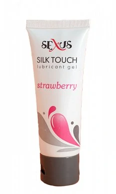 Увлажняющая гель-смазка на водной основе с ароматом клубники. Объем: 50 мл.