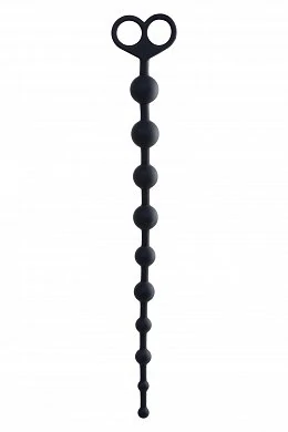 Анальные бусы Popo Cephei черные 33,5 см