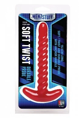 Анальная втулка 16,5 см красная.