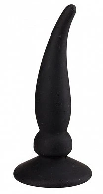 Игрушка выполнена из 100% силикона снабжена мощной присоской имеет гладкий наконечник