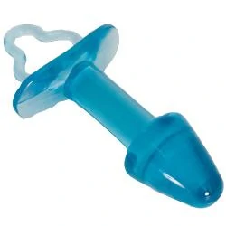 Анальная втулка синяя. Длина - 9 см. Диаметр - от 2 см. до 3 см.Торговая марка интимных товаров TOYF