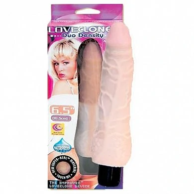 Любовь клонов 2 Duo плотности. Супер реалистичный вибратор.Полностью водонепроницаемый. Длина 16,5 с