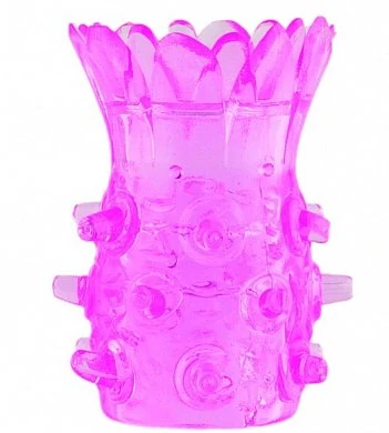 Мягкая упругая силиконовая рельефная насадка