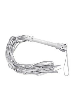 Гладкая плеть (флогер) изготовлена из натуральной кожи Состоит из жёсткой рукояти и 23 хвостов